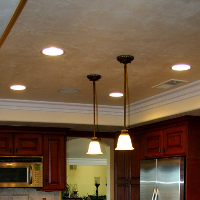 kitchen interiors with recessed lighting installed at ceiling houston tx